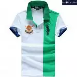 ralph lauren badges t-shirt ecussons left green